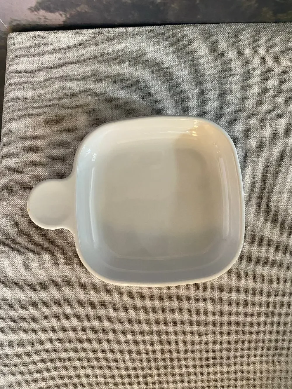 Vintage Corning Ware P-185-B Grab-It Bowl Solid White Casserole Skillet Dish